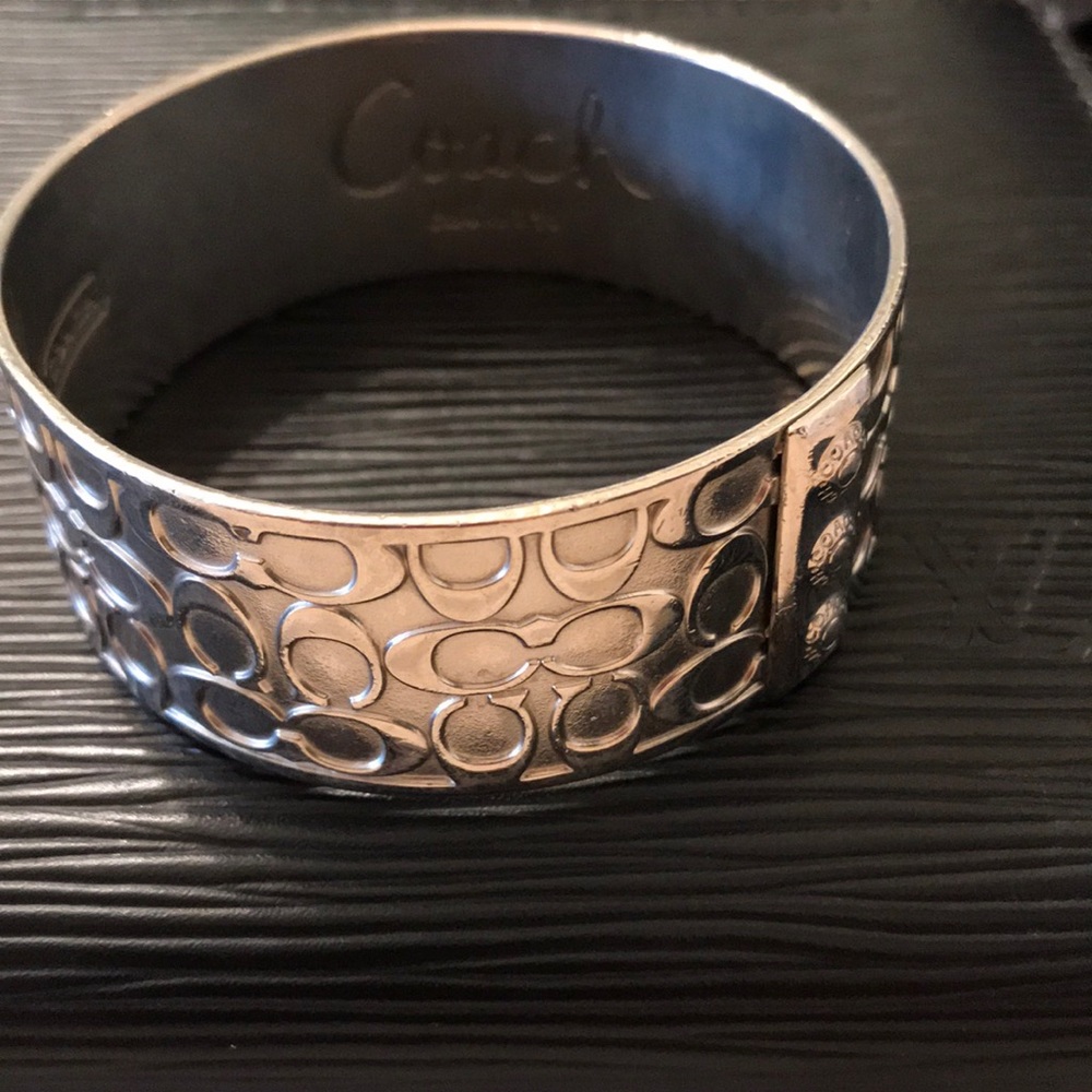 COACH Silver Bangle - Picture 3 of 4